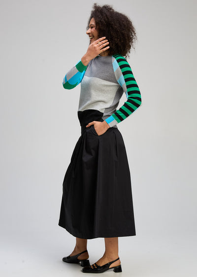 Zaket & Plover - Colour Block Jumper - Marl (ZP8127)