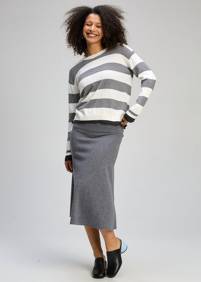 Zaket & Plover - Stripe Clash - Ecru (ZP8133)