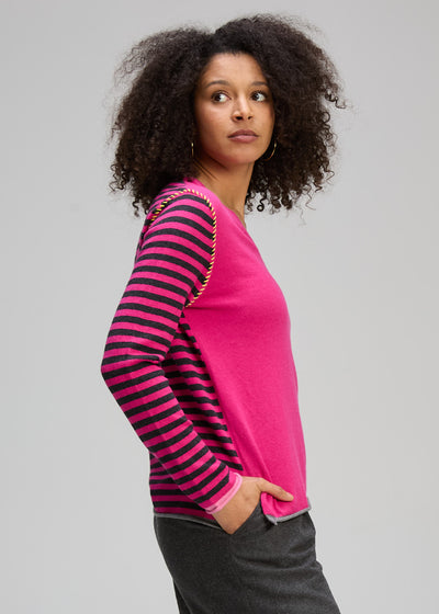Zaket & Plover - Varied Stripe - Magenta (ZP8134)