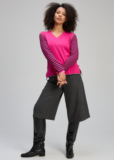 Zaket & Plover - Varied Stripe - Magenta (ZP8134)