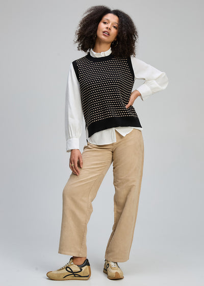 Zaket & Plover - Textured Tank - Black (ZP8137)