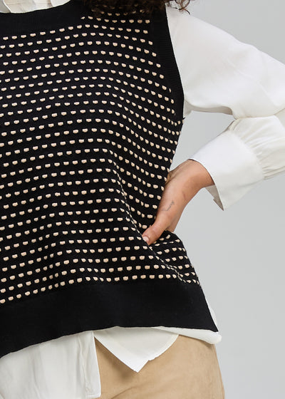 Zaket & Plover - Textured Tank - Black (ZP8137)