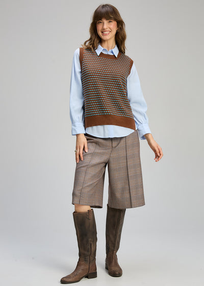 Zaket & Plover - Textured Tank - Coffee (ZP8137)