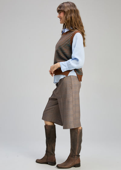 Zaket & Plover - Textured Tank - Coffee (ZP8137)