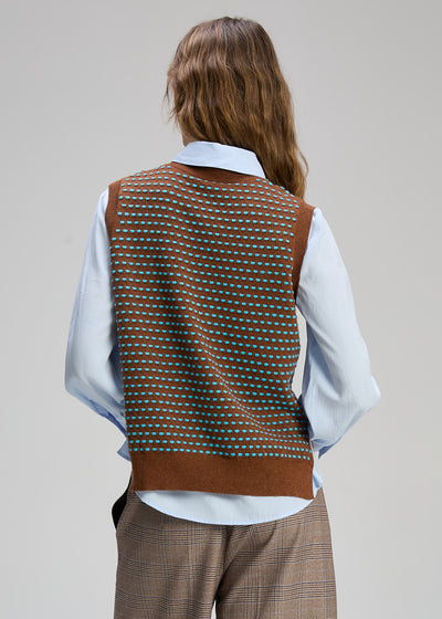 Zaket & Plover - Textured Tank - Coffee (ZP8137)