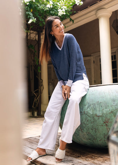 Zaket & Plover - V Accent Top
