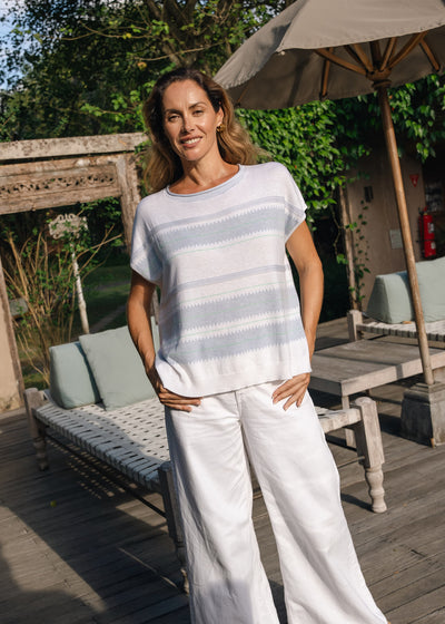 Zaket & Plover - Zig Detail Top