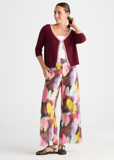 Zaket & Plover - Crochet Trim Cardi