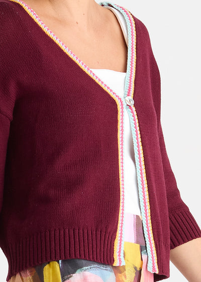 Zaket & Plover - Crochet Trim Cardi