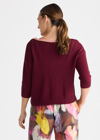 Zaket & Plover - Crochet Trim Cardi