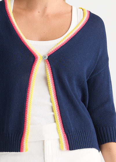 Zaket & Plover - Crochet Trim Cardi