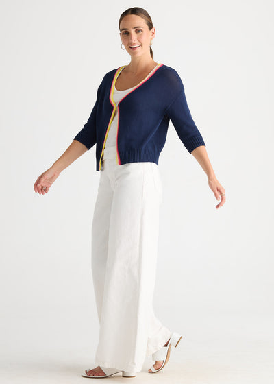 Zaket & Plover - Crochet Trim Cardi