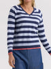 Zaket & Plover - Essential Stripe V - ZP7701 Denim