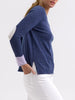 Zaket & Plover - Elbow Patch Jumper - Denim -ZP7707