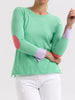 Zaket & Plover - Elbow Patch Jumper - ZP7707 Spearmint