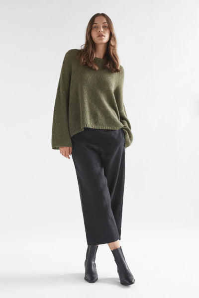 Elk - Agna Sweater - Dark Olive