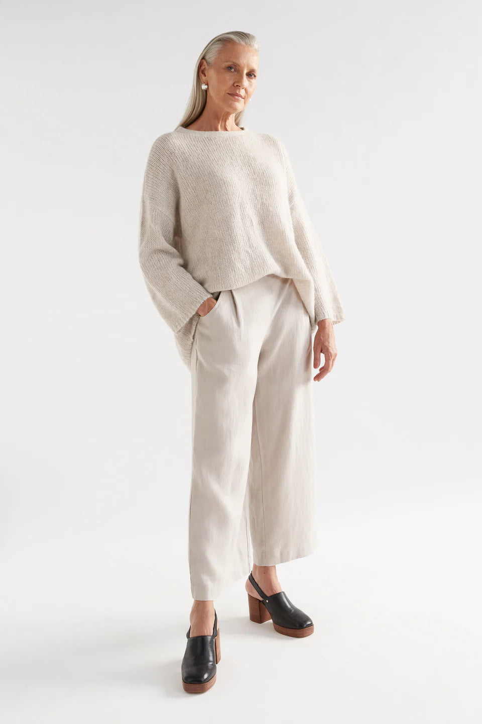 Elk the Label - Agna Sweater - Ecru