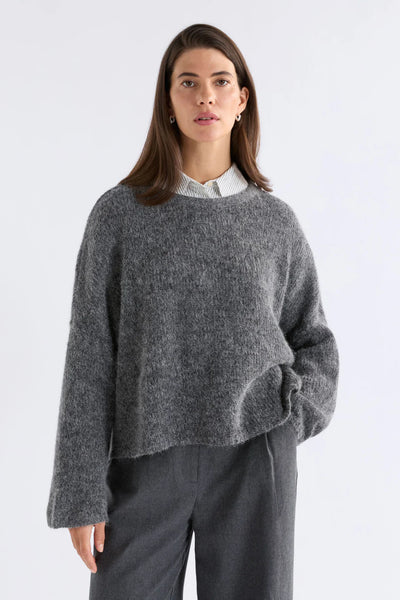 Elk - Agna Sweater - Mid Grey Marle