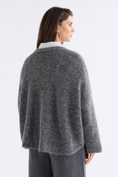Elk - Agna Sweater - Mid Grey Marle