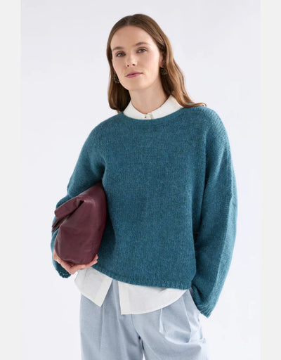 Elk - Agna Sweater - Stone Blue - K0184J51W26