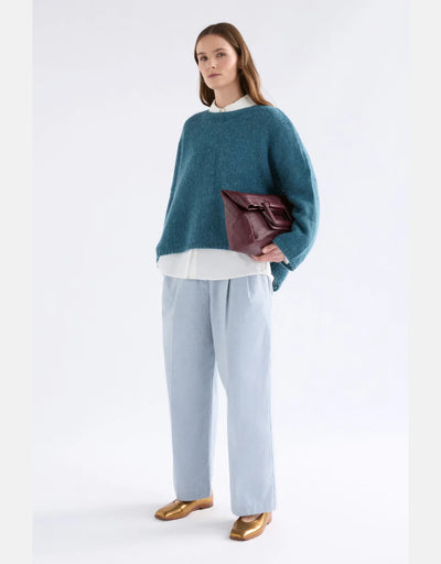 Elk - Agna Sweater - Stone Blue - K0184J51W26