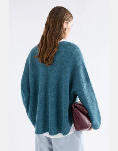 Elk - Agna Sweater - Stone Blue - K0184J51W26