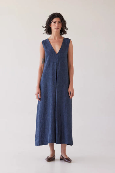 Eva's Sunday - Albert Reversible Dress - Navy