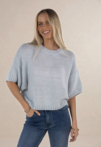 Humidity - Alora Top - Ice Blue - HW26218