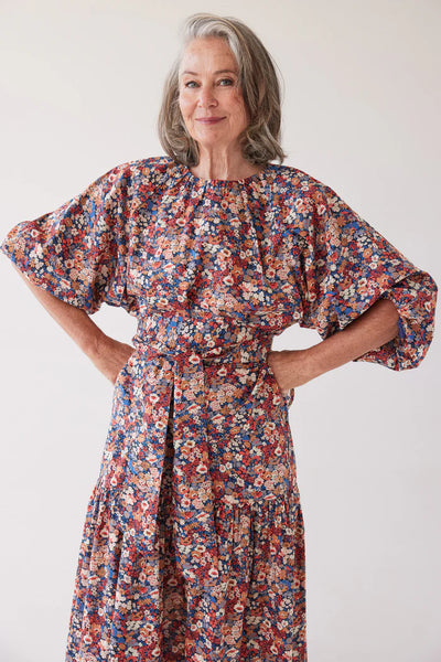 Eva's Sunday - Antonette Puff Sleeve Top - Thorpe Liberty