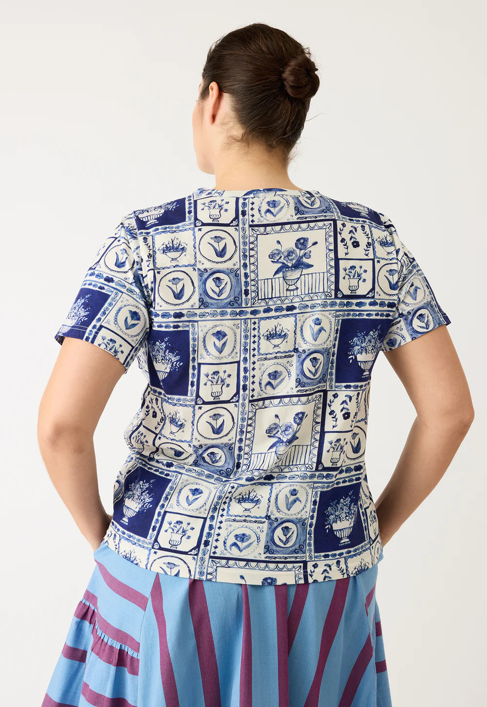 Nancybird - Apollo Tee - Lyon Tile - S26-A19LT