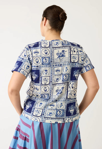 Nancybird - Apollo Tee - Lyon Tile - S26-A19LT