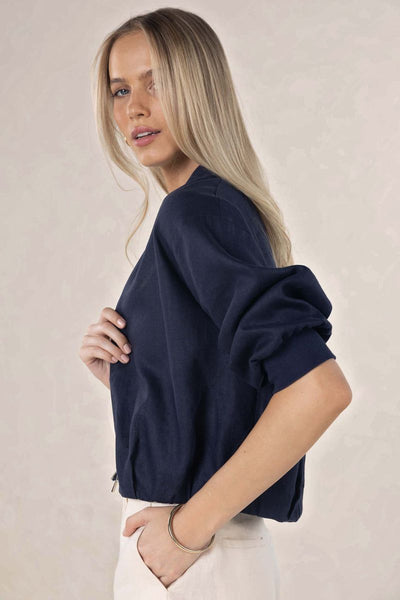 Humidity - Arden Bomber Jacket - Navy
