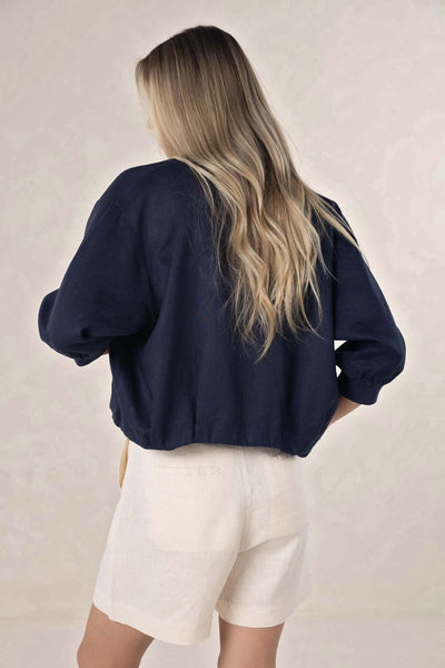 Humidity - Arden Bomber Jacket - Navy