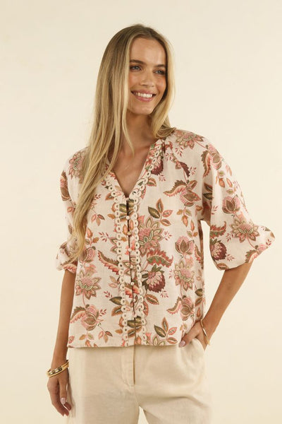 Humidity - Bohemian Rose Blouse