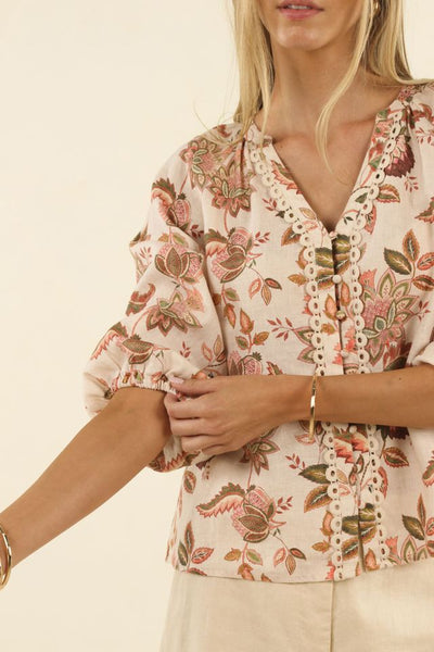 Humidity - Bohemian Rose Blouse