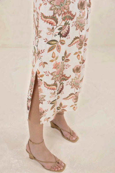 Humidity - Bohemian Rose Strappy Dress