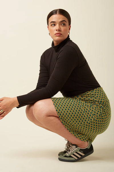 King Louie - Border Skirt - Frio - Spruced Green - 10165-358