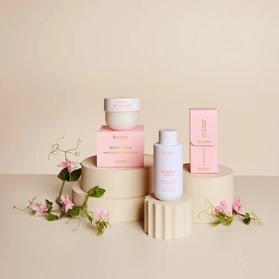Huxter - Bubble Bath - White Florals French Pear