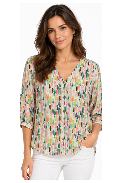 JJ Sisters - Abstract Print Shirt