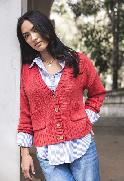 Humidity - Citta Cardigan - Rouge - HW26324