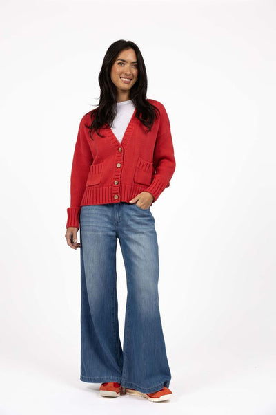 Humidity - Citta Cardigan - Rouge - HW26324