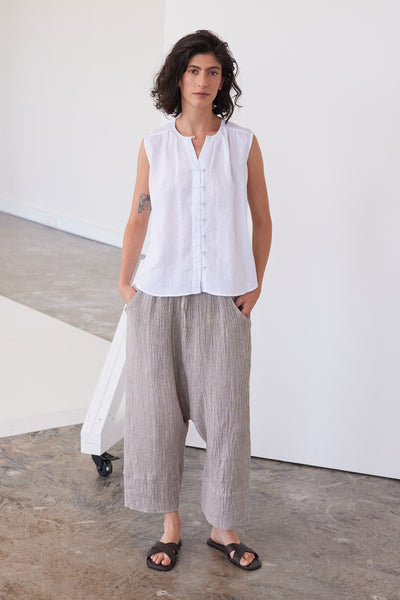 Eva's Sunday - Ginza Crotch Pant - Stone Gauze