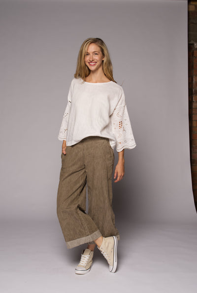 Muse - Alira Brown Denim Pants