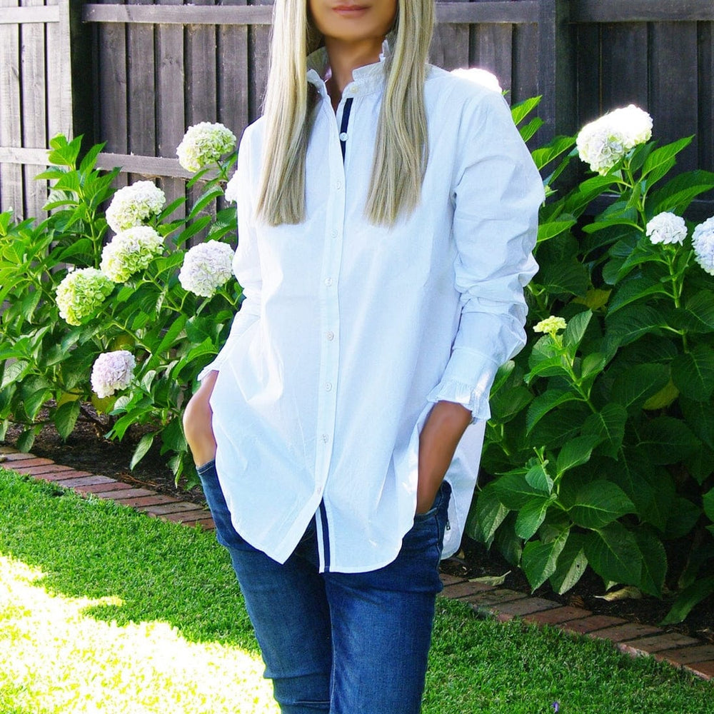 Who s Charlie - Maple poplin Shirt - White