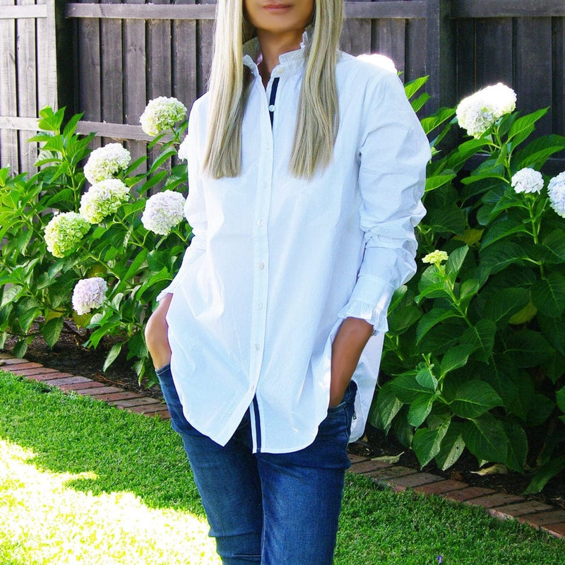 Who s Charlie - Maple poplin Shirt - White