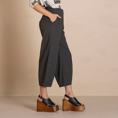 Megan Salmon - Dallas Barrel Pant - Dark Green