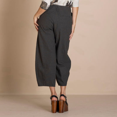 Megan Salmon - Dallas Barrel Pant - Dark Green