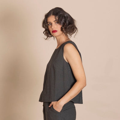 Megan Salmon - Dallas Sun Shell - Dark Green