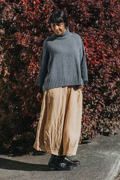 Montaigne - Eadie Linen Pants Fine Houndstooth