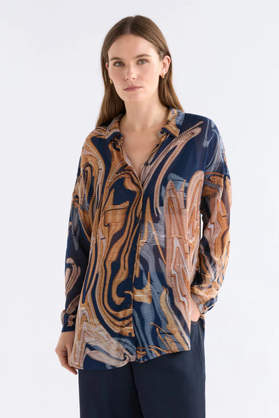 Elk - Eir Sheer Shirt - Brandr Print